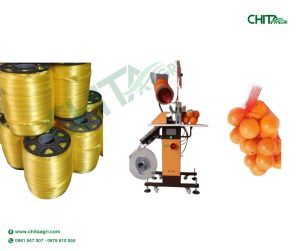 cuộn lưới dạng ống dùng cho máy đóng gói tự động, thuận tiện với các doanh nghiệp xuất khẩu số lượng lớn.