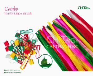 combo túi lưới và khóa túi lưới Chita Agri của Nhựa Chí Thành BC