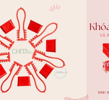 Khóa túi lưới (vỏ ruột gút) Chita Agri – Đồng bộ cùng túi lưới nhựa giúp hàng hóa nổi bật trên kệ siêu thị