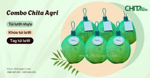 Combo Chita Agri Túi lưới, Khóa túi lưới ,Tag túi lưới