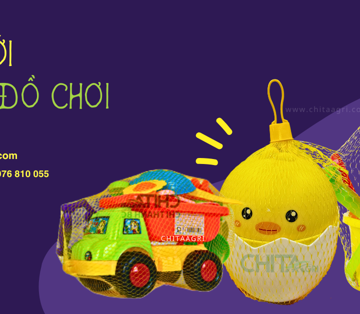 Túi lưới đựng đồ chơi Chita Agri – Giúp hàng hóa nổi bật trên kệ siêu thị
