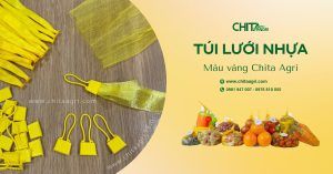 Túi lưới nhựa Chita Agri đa dạng màu sắc, độ dày và kích thước phù hợp đựng nhiều loại trái cây, xúc xích, rau câu, đồ chơi,...