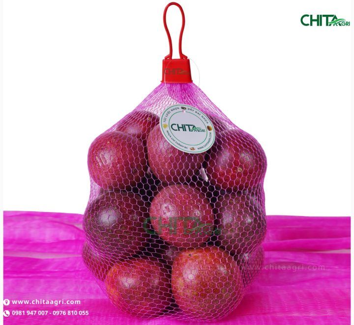 Túi lưới đựng chanh dây – Xu hướng đóng gói đẹp mắt, thoáng khí và bảo quản nông sản tươi ngon