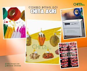 Combo đóng gói Chita Agri giúp chuẩn hóa quy trình đóng gói, giảm thao tác thủ công và tăng hiệu quả trong vận chuyển nông sản.