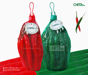 Túi lưới đựng ớt sừng Chita Agri từ Nhựa Chí Thành BC giúp sản phẩm thông thoáng, giữ màu đẹp và hạn chế hư hỏng.