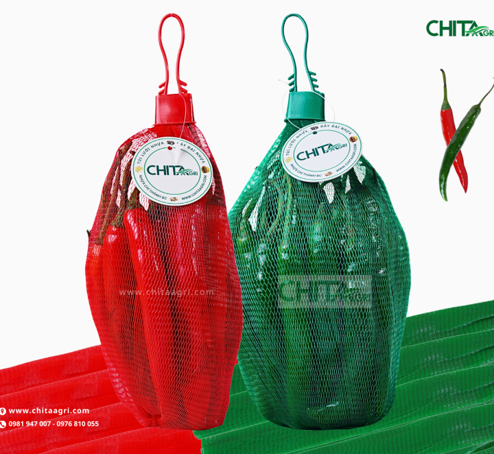 Túi Lưới Nhựa Đóng Gói Ớt Sừng – Lợi Ích, Kích Thước Chuẩn Và Cách Chọn Đúng Loại