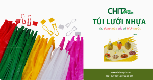 Túi lưới nhựa Chita Agri – Lựa chọn tối ưu giúp trái cây tươi lâu, khô ráo và ít bị hư hỏng