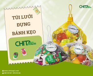 Túi lưới nhựa Chita Agri giúp hàng hóa nổi bật hơn khi trưng bày, tăng tính gọn gàng và chuyên nghiệp tại điểm bán. Thiết kế lưới ô đều giúp sản phẩm bên trong dễ quan sát, tạo cảm giác sạch sẽ và tin cậy cho người mua.