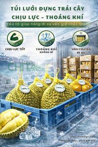 Túi lưới đựng trái cây Chita Agri chịu lực – thoáng khí: Yếu tố giúp hàng đi xa vẫn giữ chất lượng