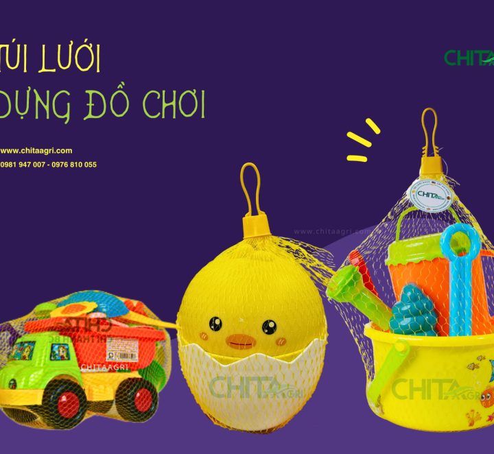 Đóng gói đồ chơi kích thước lớn bằng túi lưới đựng đồ chơi – Tối ưu chi phí và vận hành cho nhà máy