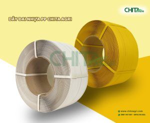 Dây đai nhựa Chita Agri có màu sắc rõ ràng, hỗ trợ phân loại lô hàng và quản lý kho bãi hiệu quả. Màu dây bền, ít phai, giúp kiện hàng giữ được tính thẩm mỹ trong suốt quá trình lưu kho và vận chuyển.