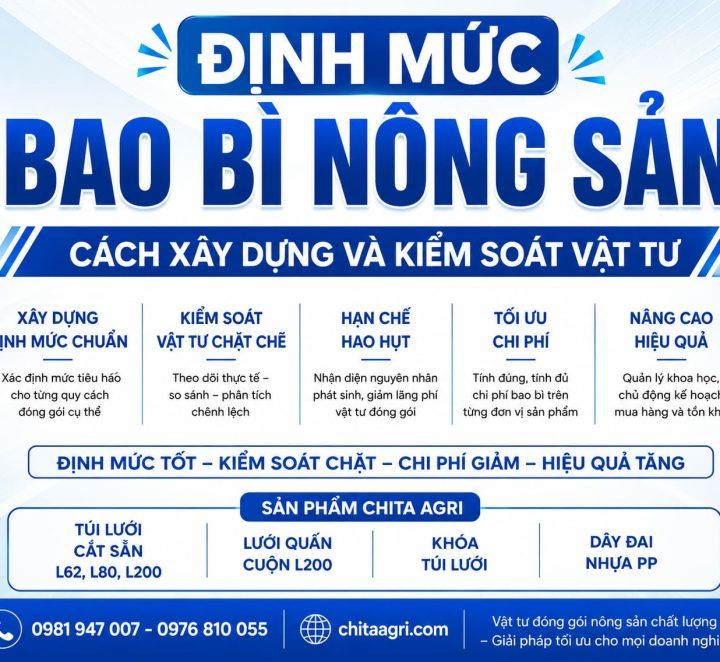 Định Mức Bao Bì Nông Sản: Cách Xây Dựng Và Kiểm Soát Vật Tư