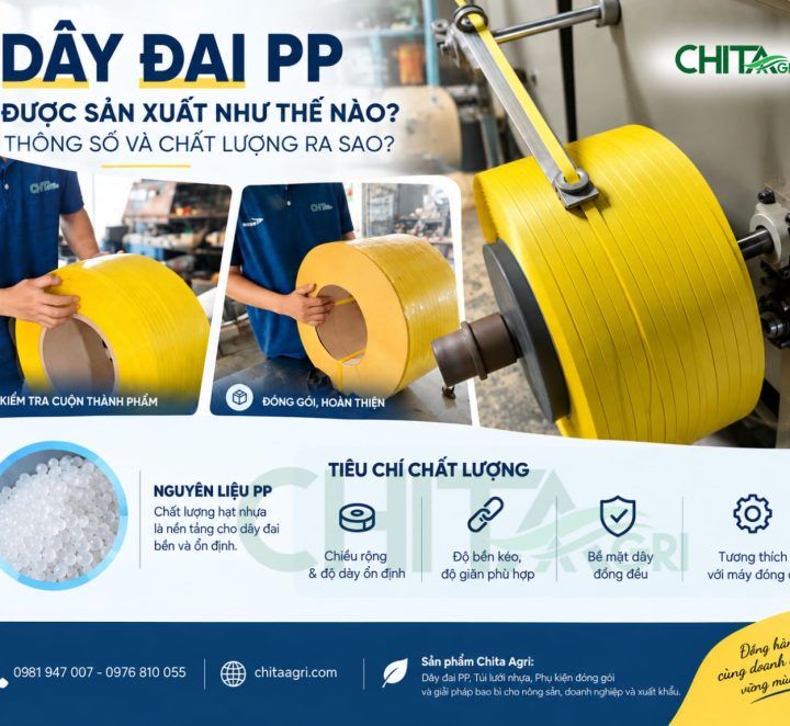Dây Đai PP Được Sản Xuất Như Thế Nào? Thông Số Và Chất Lượng